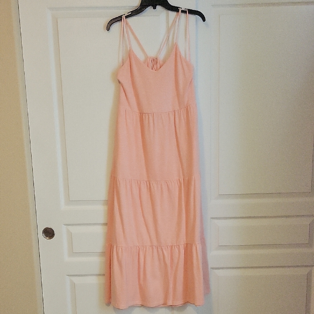 Old Navy Light Peach Maxi Dress